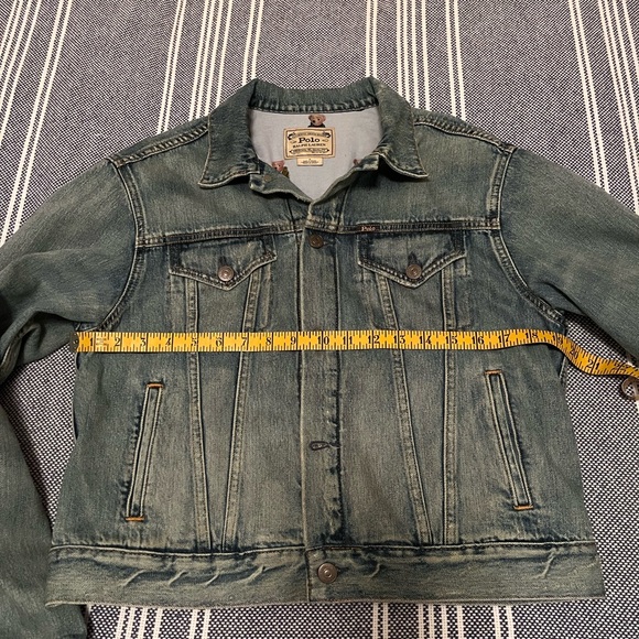 NWOT Polo Bear Jacket / Polo Ralph Lauren Jeans Suit Bear Trucker Jacket - Picture 3 of 6